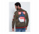 Lynk LY10033 Printed Bomber Jacket For Men XL - Green 2 in UAE