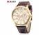 Curren 8179 Casual Analog Quartz Watch For Men Brown 2 in UAE