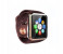 Smart W008 2030 Silicone Smart Watch with Camera - Gold 1 in OMAN