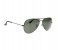 Ray-Ban RB3025-L2823 Pilot Black Frame & Green Classic G-15 Mirrored Sunglasses for Unisex 3 in OMAN