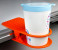Creative Table Glass Holder Clip - Orange 1 in OMAN