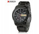 Curren 8069 Stainless Steel Analog Watch For Men Black 1 in OMAN