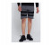 Lynk LY10015 Slim Fit Biker Design Strechable Short For Men XXL - Grey 1 in UAE