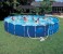Intex ZX-56952 549 x 122CM 18 Framework Round Shape Swimming Pool - Blue 2 in OMAN