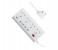 Promate SwitchQC3-UK 4000W 16A Multiport Power Strip with Qualcomm Quick Charge 3.0, White 1 in UAE