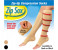 Taqdeer Hot Women Zip Compression Socks Leg Support Stockings L/XL 30672 Black and Beige 3 in UAE