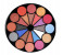 Miss Rose SHMR087Y Face Powder 92 Color and 72 Matte and Shimmer Eye Shadow Palette Makeup Set 4 in OMAN