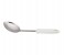 Prestige PR54402 Stainless Steel Head Basic Solid Spoon, Silver & White 2 in UAE