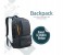 Promate Drake-2 15.6 inch Retro Styled Laptop Backpack with Multiple Zippers, Blue 6 in OMAN