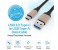 Promate UniLink-CAF USB-C to USB 3.0 Type-A Data and Charging Cable - Gold 3 in UAE