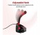Promate Tweeter-4 3.5mm Professional Digital Jack Desktop Microphone Stand with Adjustable Neck, Red 6 in UAE