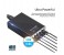Promate TurboHub 6 Port Quick Charge 3.0 USB Charging Hub with Type C port and 4 Smart Charge Ports, Black 5 in OMAN