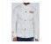 Lynk LY10045 Printed Bomber Jacket For Men L - White 4 in UAE