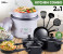 Epsilon EN4691 Nonstick 10 Pc Cookware Set Image