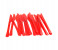 Rosymoment High Gloss Quality Disposable Plastic Forks, 201mm - Set of 20 2 in UAE