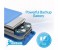 Promate VolTag-10 10000 mAh Compact Portable Charger Power Bank with Dual USB Port, Blue 3 in UAE