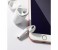 Single Mono Wireless Bluetooth Earphone with Charging Case XS White 3 in UAE