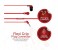 Promate Chrome Metallic Multifunction Stereo Headphones with Microphones, Red 4 in UAE