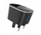Vidvie PLB-103 2.1A 3 Pin Adapter with Micro Cable for Smartphone - 1 Meter, Black 1 in UAE
