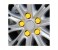 Car Silicon Wheel Hub Screw Cover - 20 Pieces, Yellow 2 in UAE