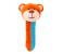 Fiesta Crafts T-2778 Squeakaboo Bear Orange & Blue 1 in UAE