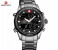Naviforce 9138 Men Analog-Digital Stainless Steel Starp Watch - Silver 1 in UAE