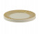 Rosymomen 2371 7-inch Plastic Plate Set - 10 Pieces, Gold 1 in UAE