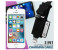 3in1 Flat Lightning and Micro USB Cable for Both iOS and Android Devices ZE844 Black 1 in UAE