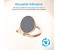 Promate GripMate-2 Ultra Slim Universal Multifunctional Mobile Grip Finger Ring Stand with Secure KickStand, Gold 4 in UAE