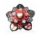 Kmes C-809A-2 Smooth Touch Flowerl Design Big Makeup Kit 1 in UAE