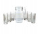 Royalford RF7943 White Line Water Set - 7 Pieces, Clear 1 in UAE