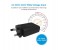 Promate PowerHub-QC.UK 30W Quick Charging Universal USB C Wall Charger, Black 3 in UAE