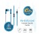 Promate Swish Universal Trendy Stereo Earphone with Noise Isolation, Blue 4 in UAE