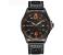 Curren 8224 Leather Band Analog Waterproof Sport Quartz Wrist Watch - Orange For Men 1 in UAE