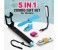 Fashionable 5 in 1 Combo Gift Set for Mobile - Micro USB Data Cable, Selfie Stick, USB Led Light, Micro OTG Fan, USB OTG Adapter GSMC51 Assorted 1 in OMAN