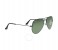 Ray-Ban 0RB3025 002/58 Aviator Black Frame & Green Mirrored Sunglasses for Unisex 3 in UAE