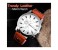Swissmark SMW117 Analog Trendy Sports Leather Watch for Men, Dark Brown 1 in UAE