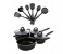 Olympia OE-005-13 13 Pieces Non-Stick Cookware Set - Black 2 in UAE