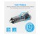 Promate Robust-QC3 Car Charger with Qualcomm Quick Charge 3.0 Dual USB Port, Silver 5 in OMAN