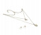 Pearl Star Symbol Silver Plated Necklace Set 61172623 5 in UAE