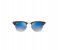 Ray-Ban RB30169907Q51 Clubmaster Gold, Tortoise Frame & Blue Gradient Flash Mirrored Sunglasses for Women 2 in OMAN