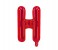 Party Time H-RE-803379 Letter H 16 Inch Foil Balloon Red 1 in UAE
