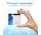 Promate Card-10 10050 mAh Portable Charger Power Bank with Ultra Fast Dual 2.4A USB Port , White 6 in UAE