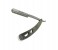 Tips & Toes TT-668BLK Stainless Steel Black Handle Professional Straight Razor for Classic Shaving 1 in UAE