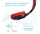 Promate Tempo-Bt 2-In-1 Rechargeable Over-Ear Wireless and Wired Stereo Headset with Microphone, Red 5 in UAE
