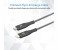 Promate UniLink-LTC USB Type-C OTG Cable with Lightning Connector - Grey 2 in UAE