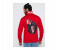 Lynk LY10046 Printed Bomber Jacket For Men XXL - Red 2 in UAE