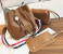 Set of 3 Lychee Pattern Bucket Bag - Brown 1 in OMAN