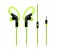 Promate Snazzy Premium In Ear Noise Isolating Sweatproof Earhook Earphone with Copper Cable, Green 1 in OMAN