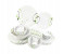 Royalford RF6973 35 Pieces Melamine Ware Dinner Set - White 1 in UAE